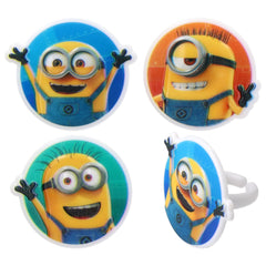 DecoPac Minions cupcake rings pack speeds up party prep.