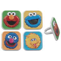 DecoPac Sesame Street rings food-safe molded plastic keeps desserts safe