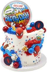 DecoPac Spider-Man cake decoration set for bakers.