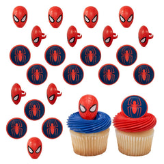 DecoPac Spider-Man spider ring topper for cupcakes and cakes.