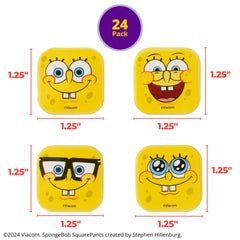 DecoPac SpongeBob cupcake ring on cupcake for bright, themed decor.