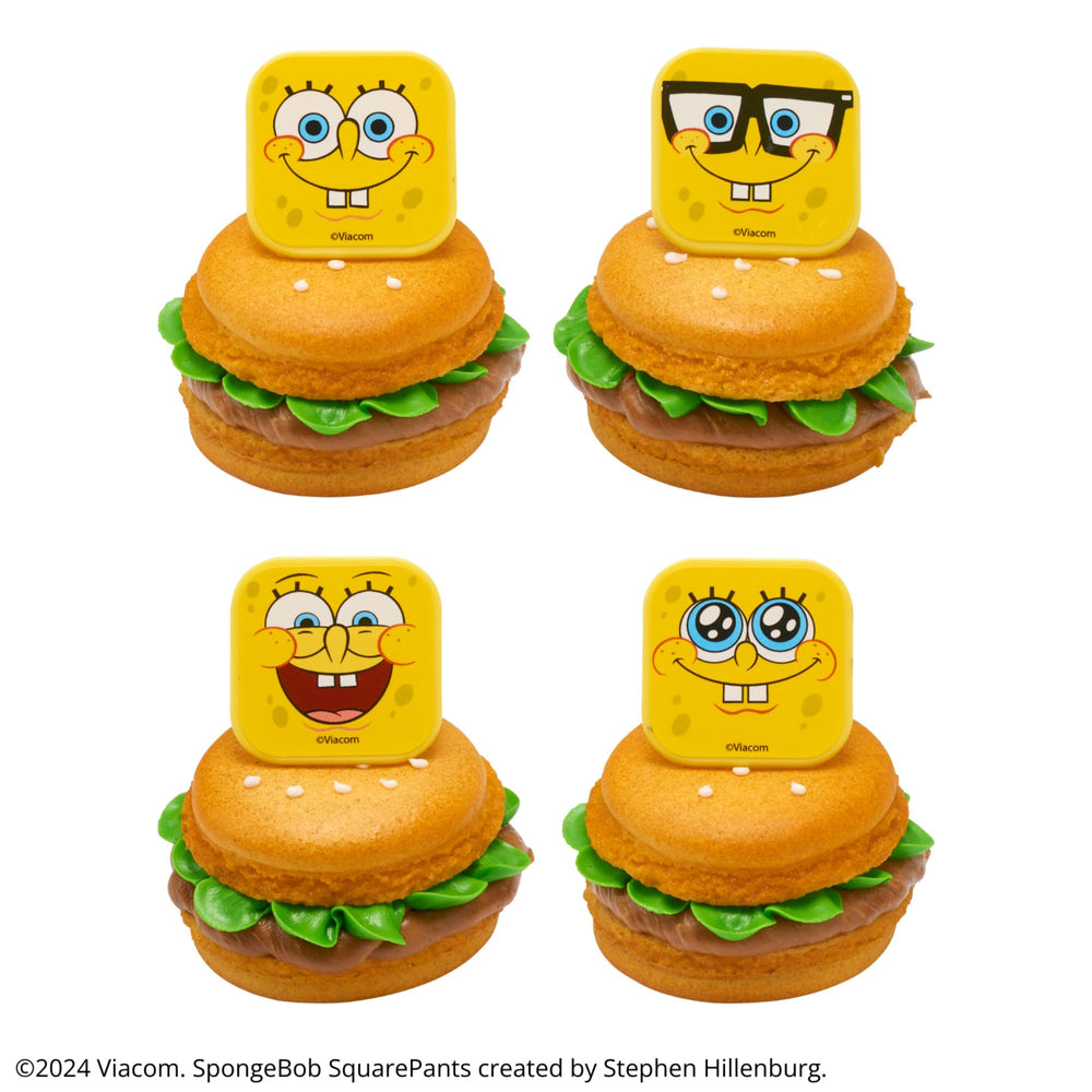 SpongeBob donut topping ring from DecoPac adds fun to treats.
