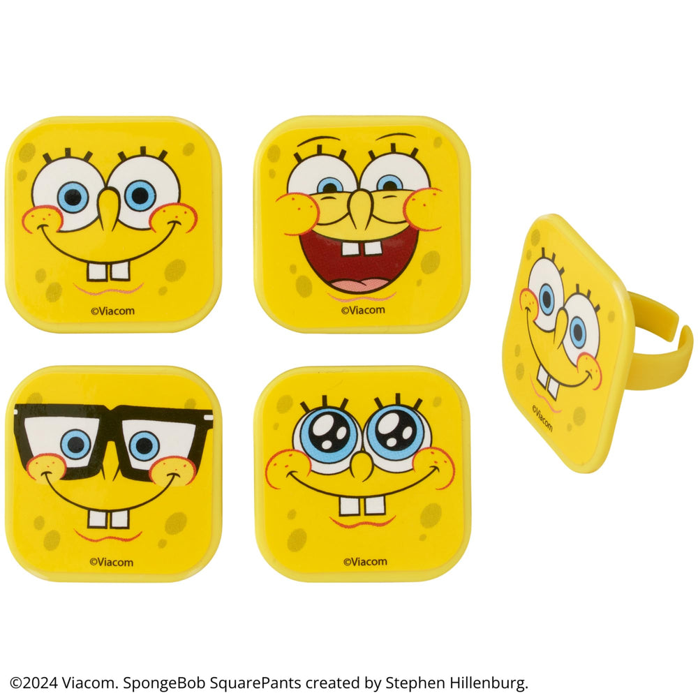 Officially licensed DecoPac SpongeBob decor adds authentic character.