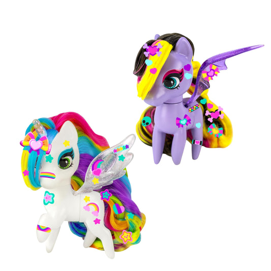 DECORA GIRLZ Decora Ponyz with rainbow mane for imaginative play and styling