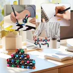 Decorrays pen design shapes, from swords to robots, inspiring open-ended play and exploration.