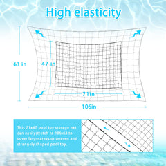 DECORSWITH 3mm elastic rope ensures durable, long-lasting pool organization.