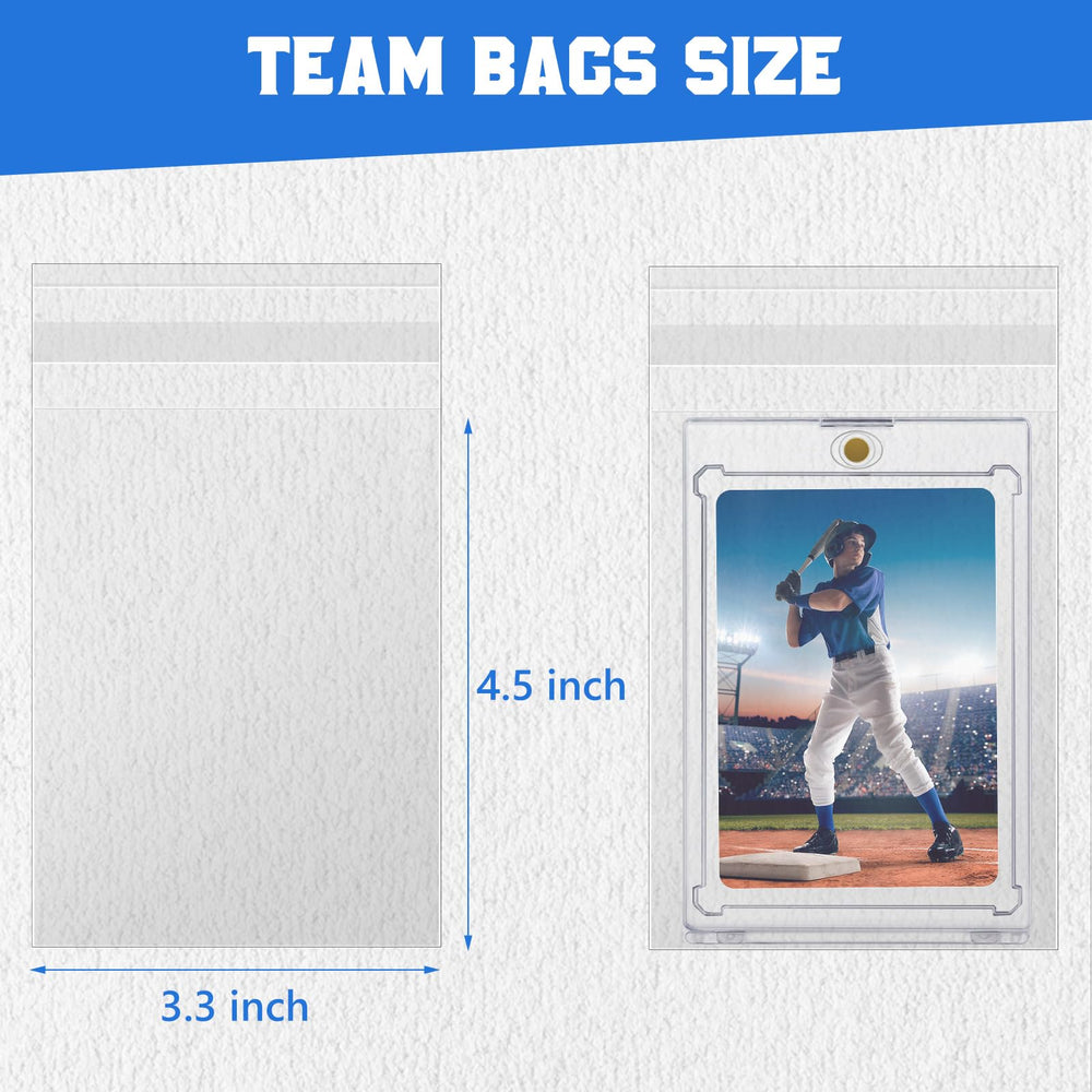 DEDC clear sleeves showcase card designs while protecting from dust