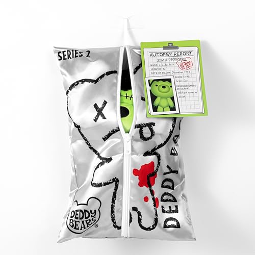 Deddy Bears Frankenbear plush detail shows premium materials for lasting cuddles.