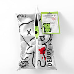 Deddy Bears Frankenbear plush detail shows premium materials for lasting cuddles.