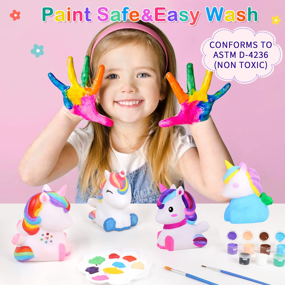 dededa Two brushes—easy-to-hold tools for young artists to mix and apply paint