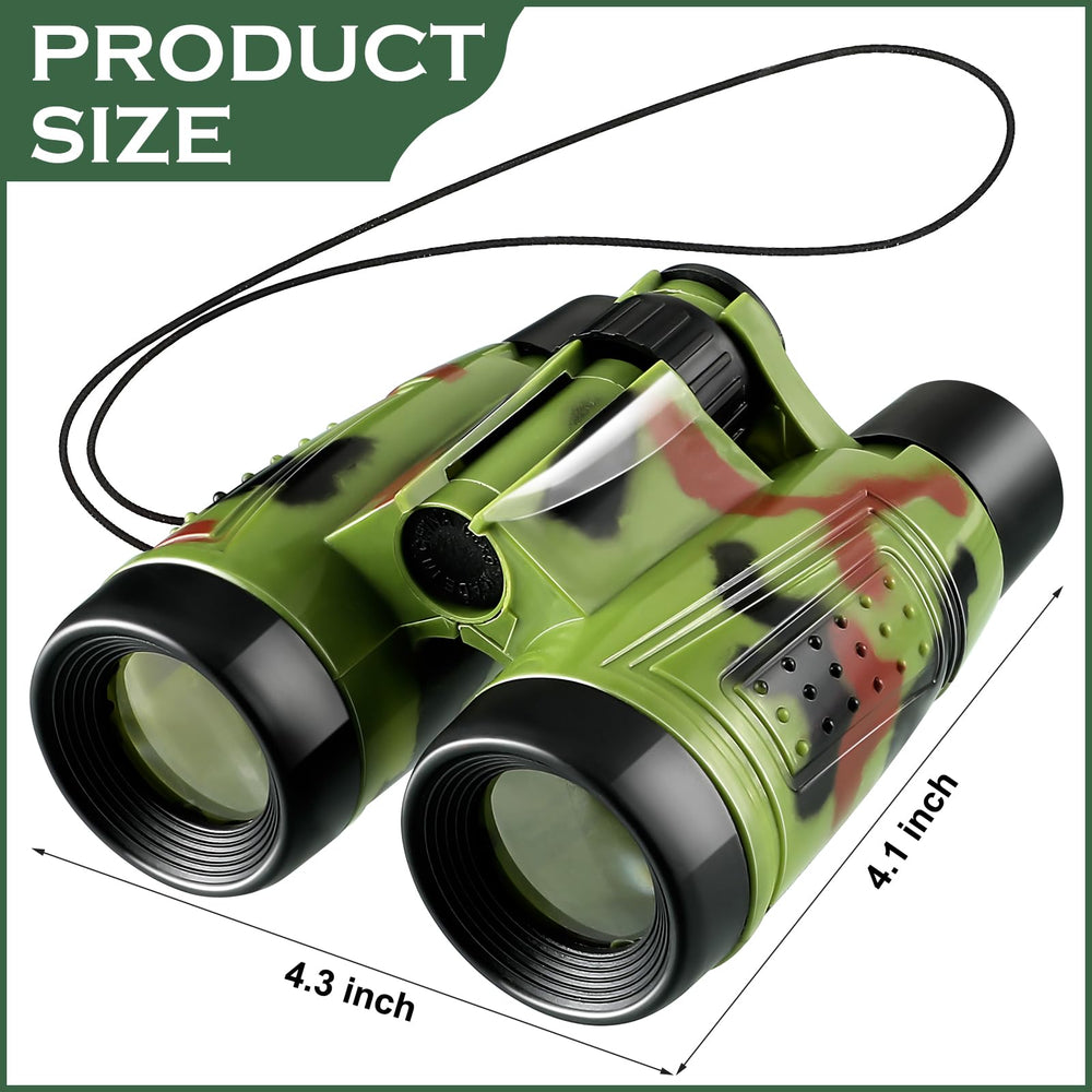 Deekin 16 toy binoculars with neck strap for easy, drop-free play
