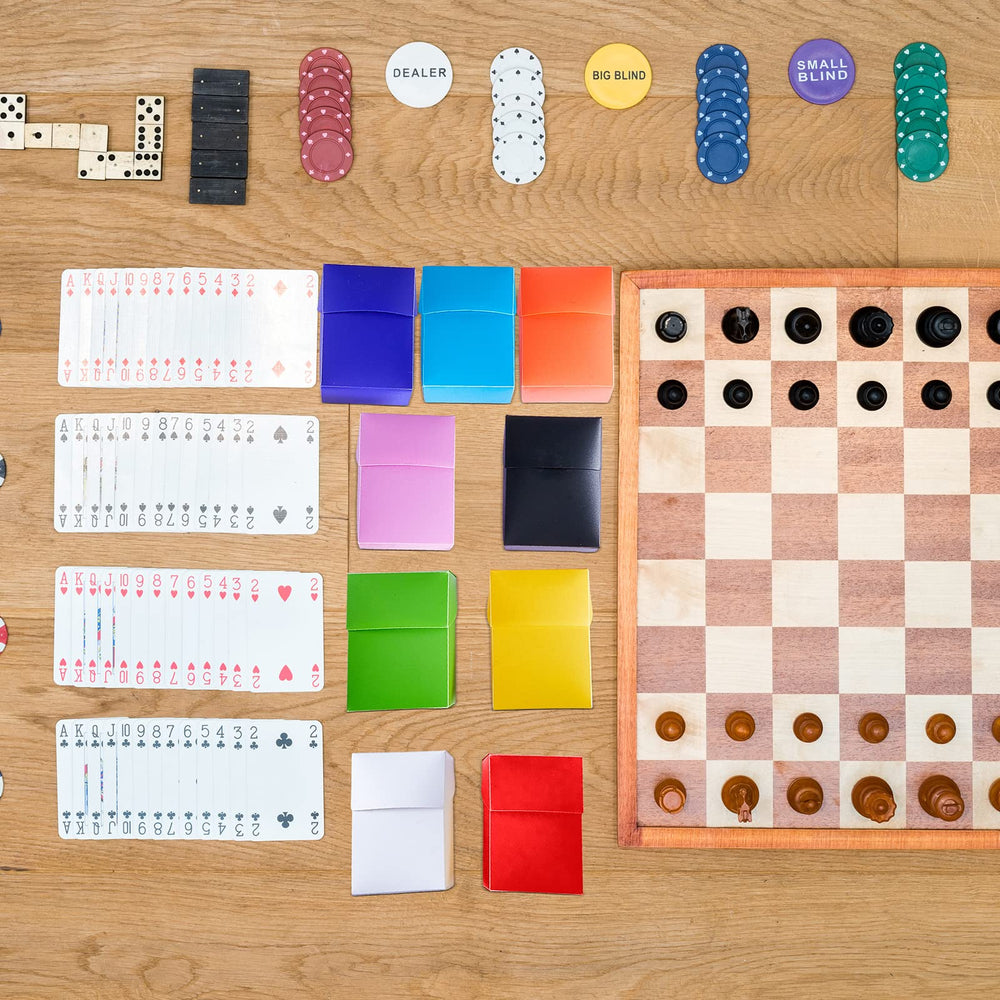 Deekin pink box adds vibrant color and practical card storage.