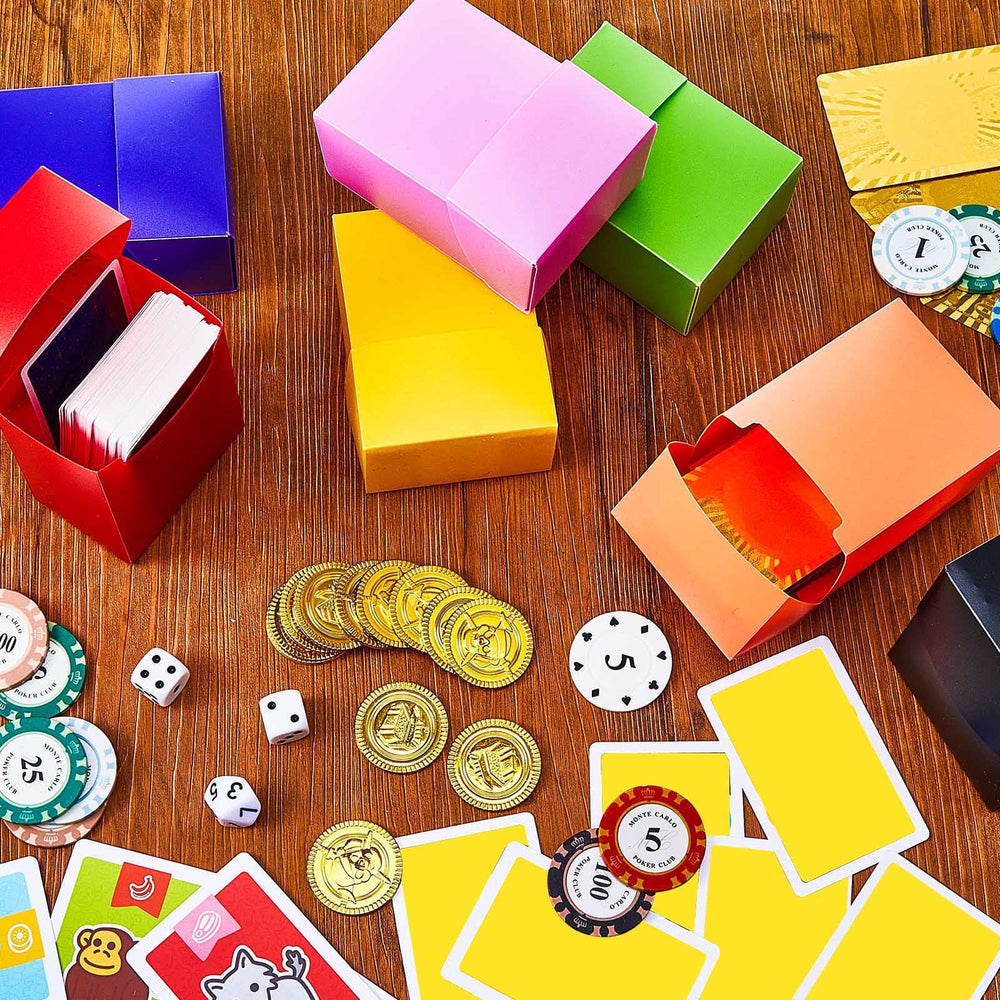 Deekin yellow deck card box keeps cards dust-free and ready for play.
