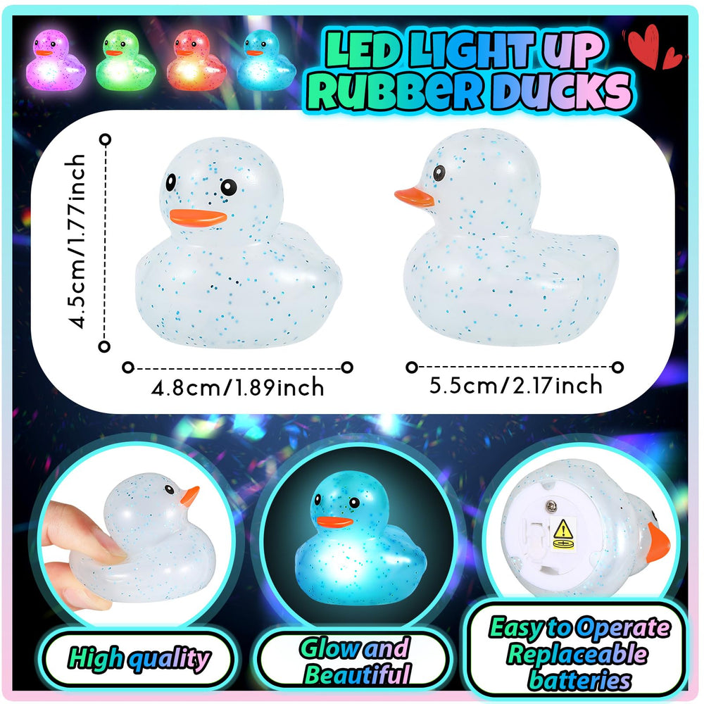 Deekin 2in glow duck close-up shows compact size for table displays.