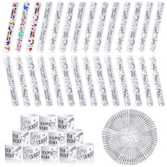 Deekin 72-pc color-your-own faith slap bracelets package for DIY crafts.