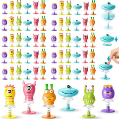 Deekin big eye animal spring launcher toys in six styles for classroom prizes.