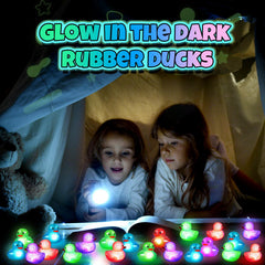 Deekin birthday party ducks lit up to enhance celebrations.