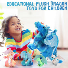 Deekin dragon egg plush 4-inch, hatchling-themed play prop for stories.