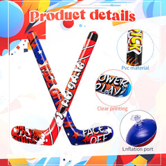 Deekin green design inflatable hockey stick for lively group activities