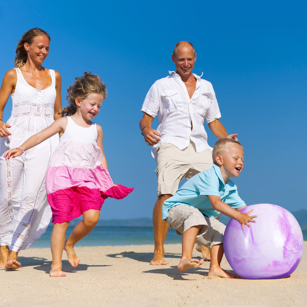 Deekin marbleized bouncy ball for indoor family games and exercise.