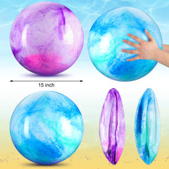 Deekin marbleized bouncy ball purple pattern for kids indoor and outdoor fun.