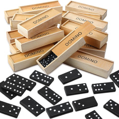 Deekin mini dominos with 28 tiles for quick, portable play at home or travel.