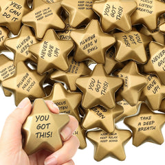 Deekin star stress ball mini foam in bright colors for quick desk stress relief.