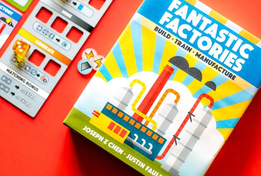 Deep Water Games' Fantastic Factories: solo play option for focused, solo strategy.