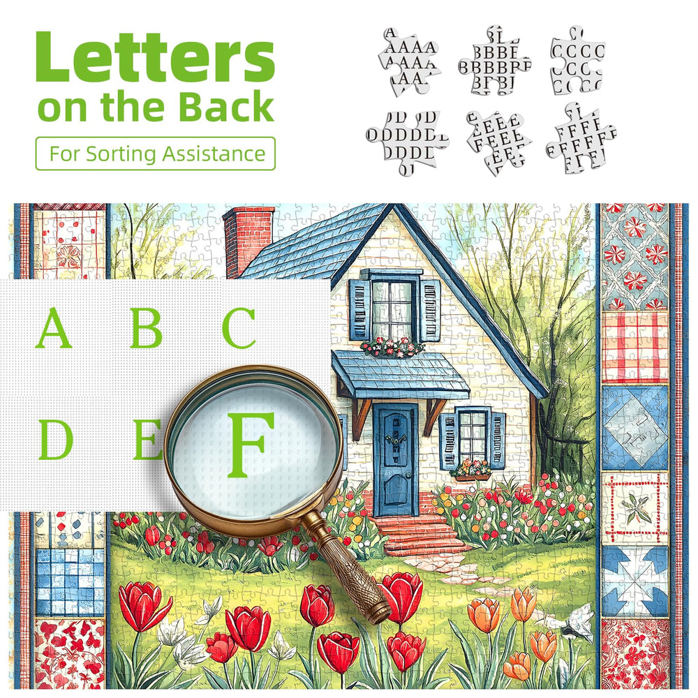 Deepcom Cottage Bloom greenery detail, vivid spring color for focused leisure.
