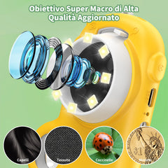 Deepoter with 8 LEDs brightens small subjects for better visibility.