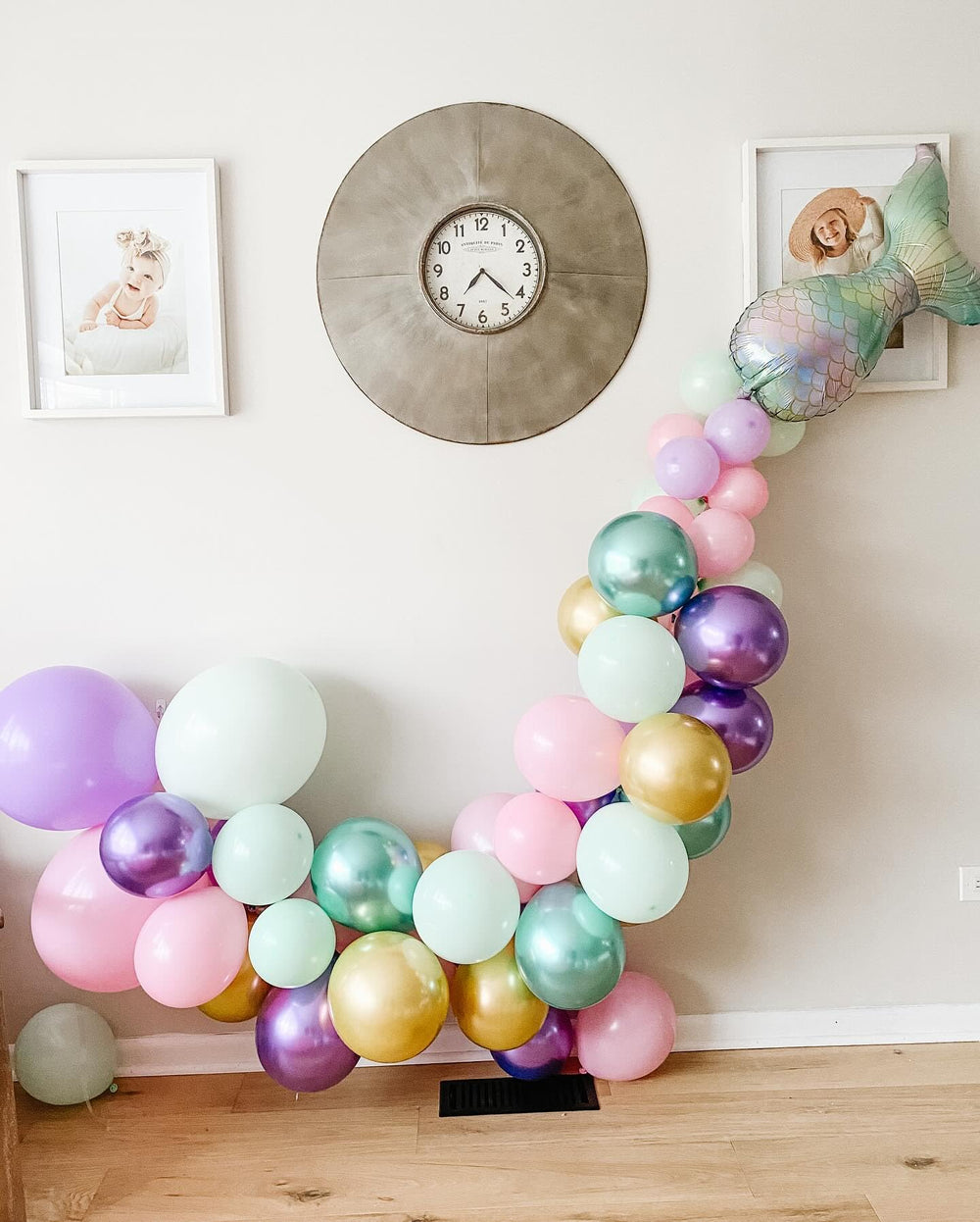 DEETUULET mermaid party decor kit for birthdays and baby showers.