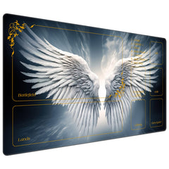 DEGDFSGR MTG playmat top view for smooth gameplay and ample space