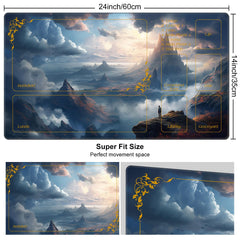 DEGDFSGR MTG Playmat non-slip rubber base keeps cards steady