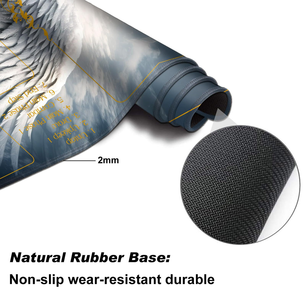 DEGDFSGR surface close-up shows smooth fabric for quick card slides