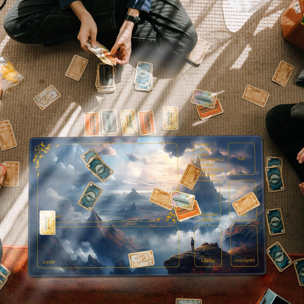 DEGDFSGR MTG Playmat with vibrant patterns for themed setups