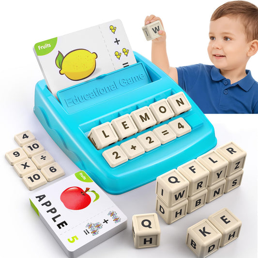 DEGIDEGI flashcards-letters energize spelling practice with colorful illustrations