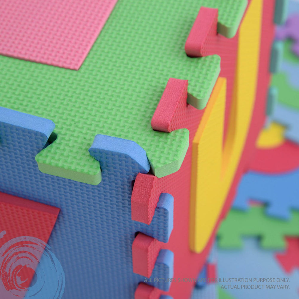 Deke Home bright colors enhance sensory exploration during early learning activities.