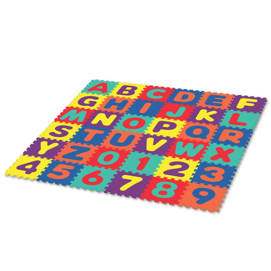 Deke Home alphabet foam play mat tile with letters for early learning and safe floor play.