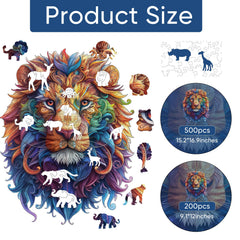 Delobil natural 5mm wood puzzle durable and long-lasting artwork.