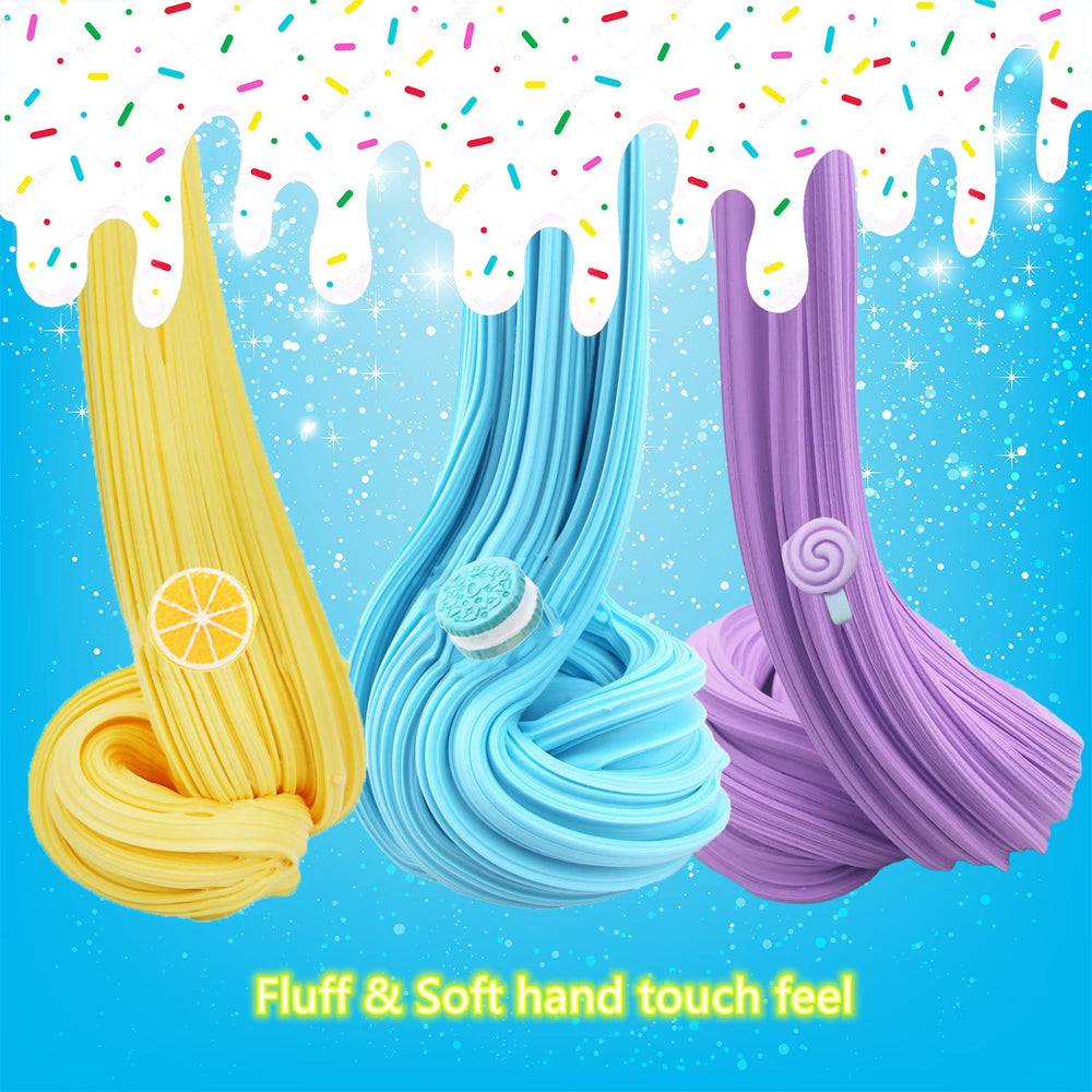 Delpaneo separated container keeps slime fresh and mess-free for kids.