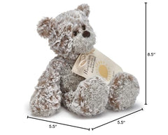 DEMDACO Feel Better Bear in arms demonstrates ideal bedtime cuddle companion