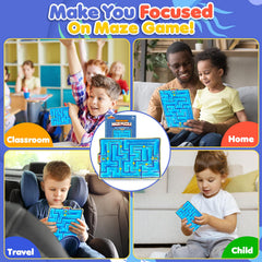 Demilong marble maze in hand for quiet, tactile play on the go.