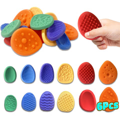 DENEZE fidget stones with colorful textures for tactile play and focus