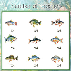 Deorfuy fish-theme cupcake topper on cupcake; easy decorating for celebrations.