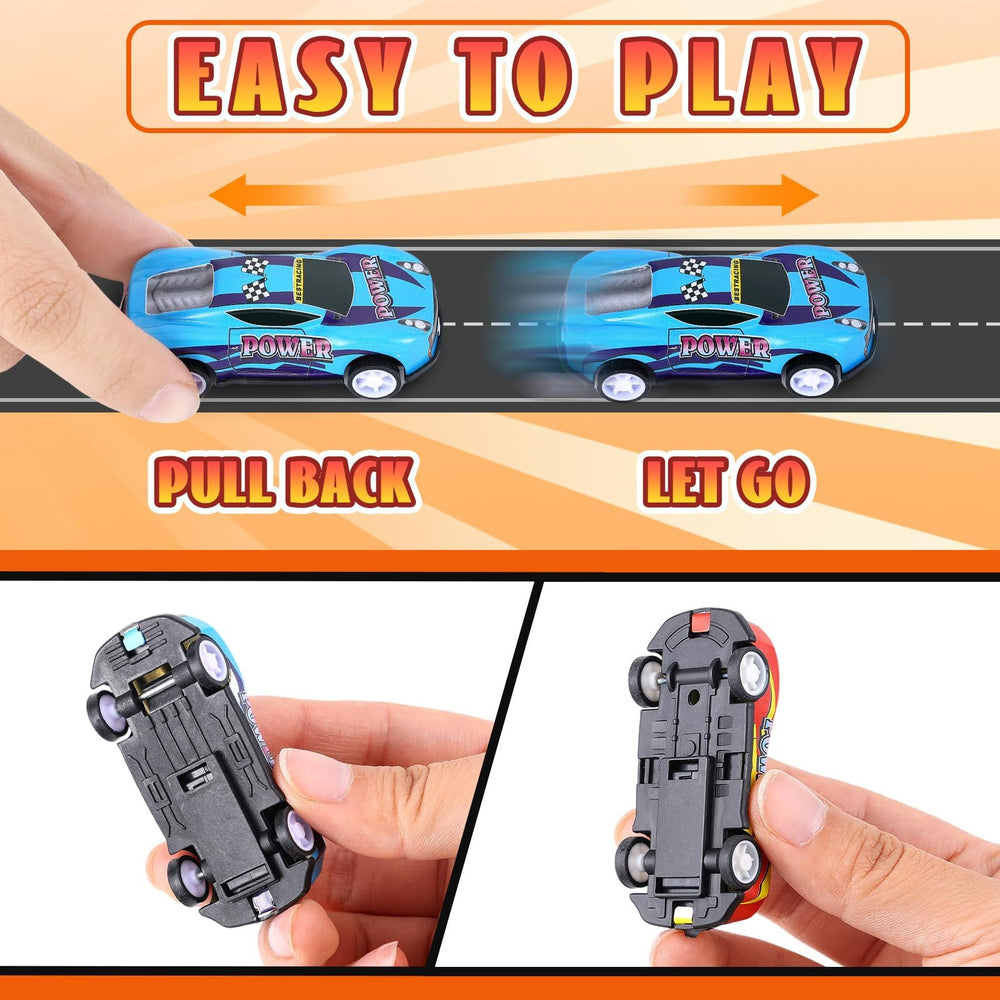 DERTE colorful multicolor finish invites imaginative racing games and storytelling.