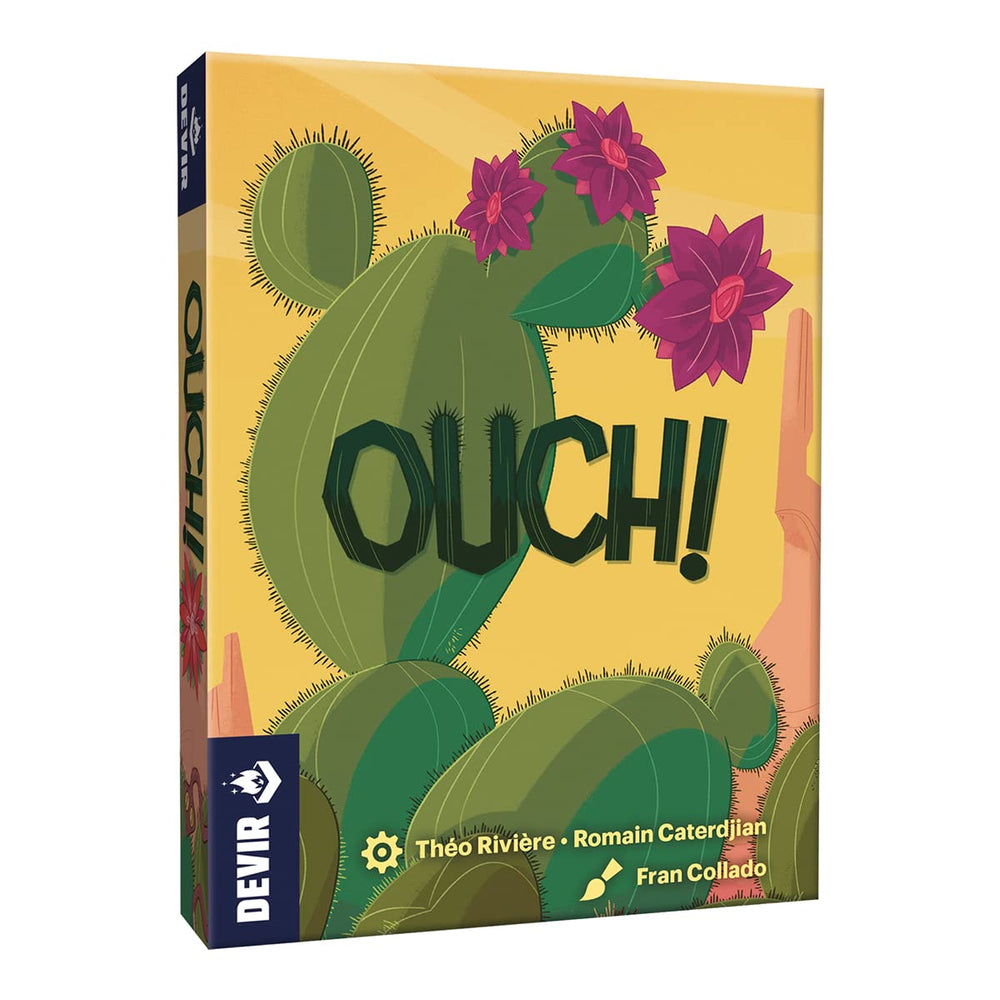Devir Ouch desert bouquet artwork invites family creativity and fun.