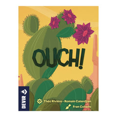 Devir Ouch easy-to-teach rules help hosting moments with friends.