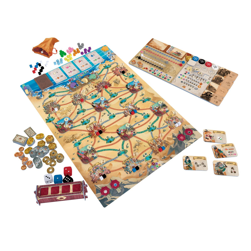 Sand by Devir town visit depicts social trade routes in caravan paths.