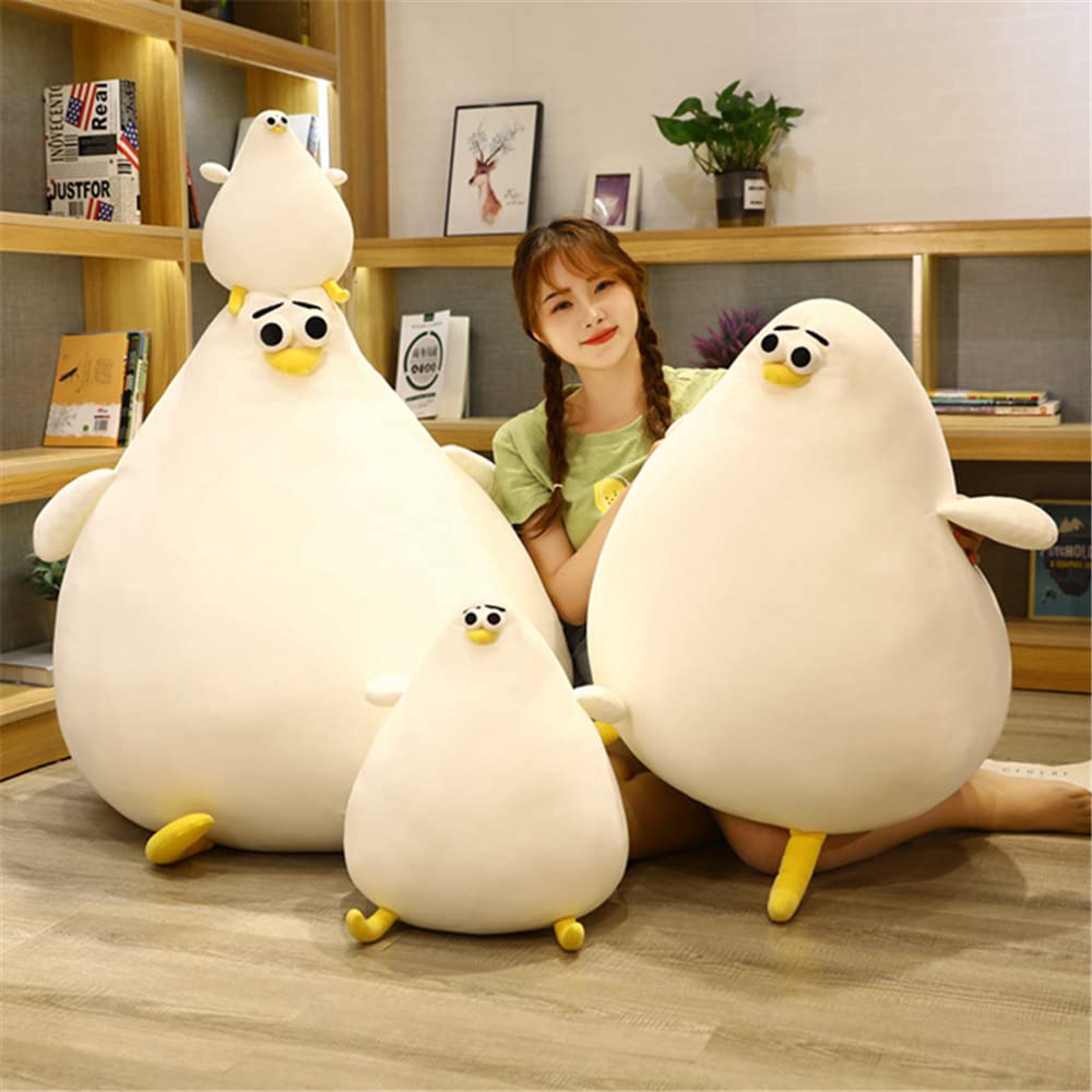 DEYI mother hen doll side angle highlights its plump silhouette.