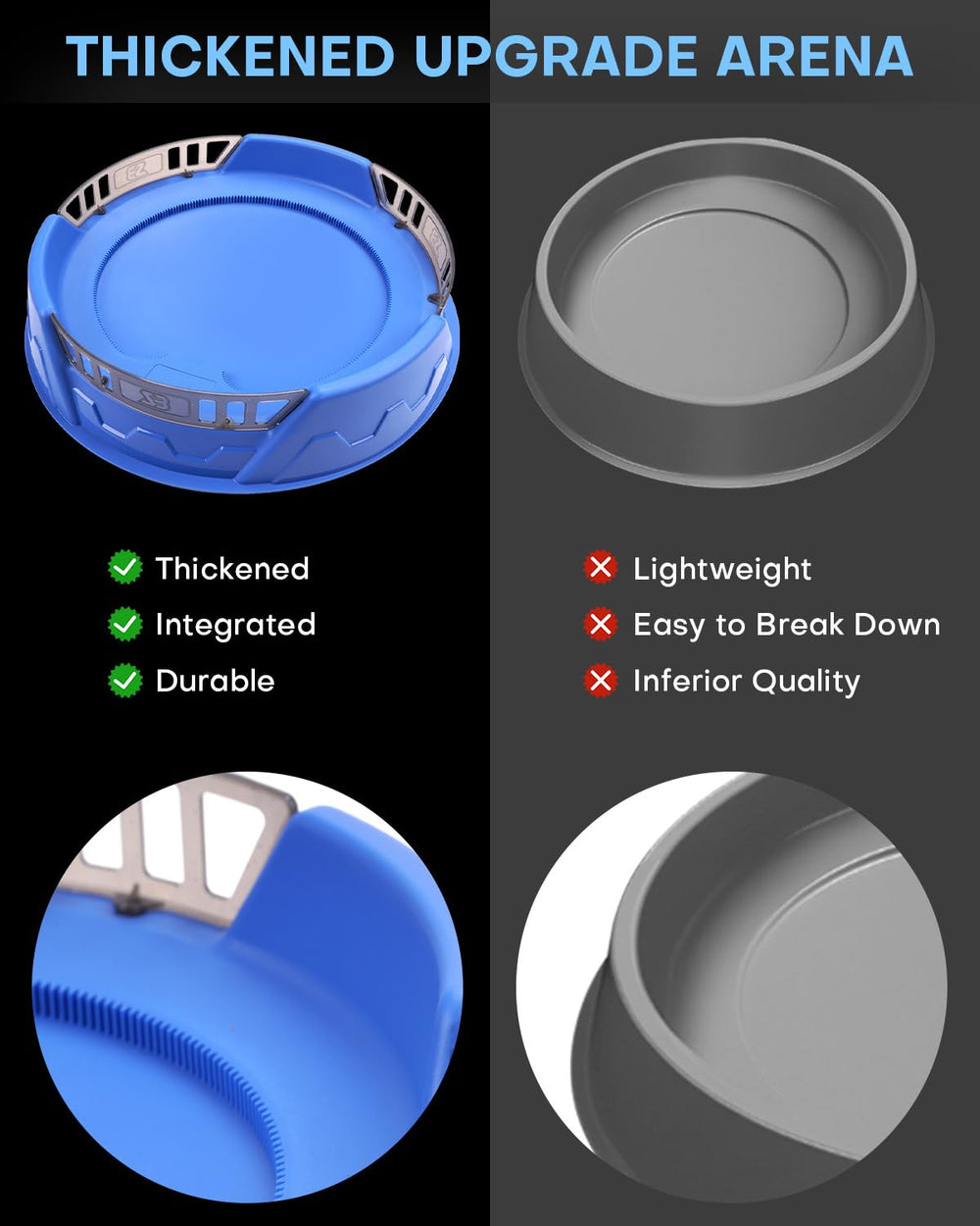 DEZAWRTY X Stadium Battle Set two launchers enable quick, confident launches